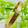 Adjustable Imported Cartier Roman Numeral Gold Bracelet | Best Quality Artificial Bracelet For Girls & Women | Bracelet For Every Occasion | Elegant Design ✨